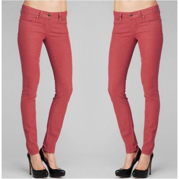 PAIGE Denim - PAIGE Verdugo ultra skinny vintage red 27 nwot